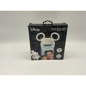 Disney Mickey Mouse Clip On Selfie Ring Light for Phone- Rechargeable LED Ring.